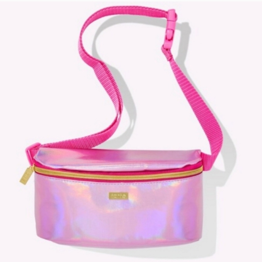 Tarte Pink Iridescent Fanny Pack, Bum Bag Or Crossbody New